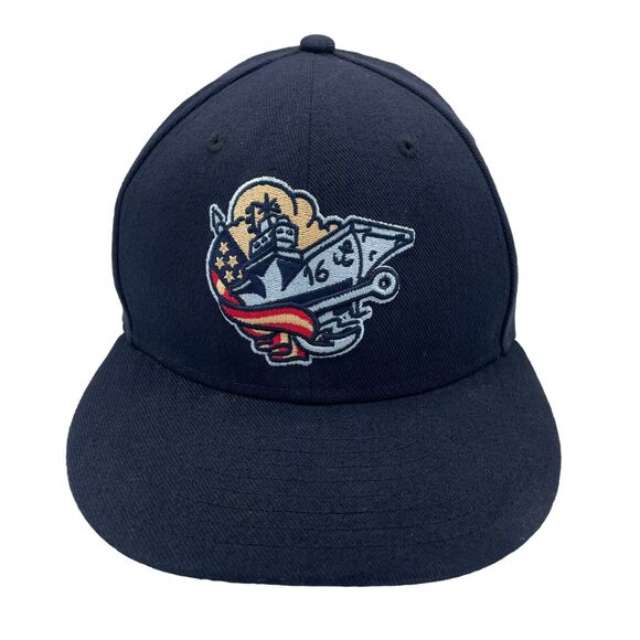 New Era 59FIFTY Fitted Size 7 CORPUS CHRISTI HOOKS Blue Ghosts Hat Cap